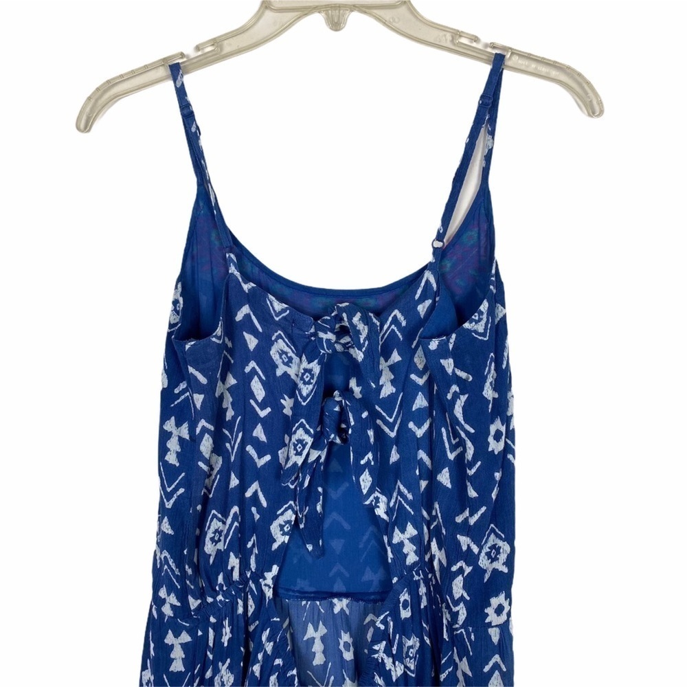 Kiwi Blue Tie Back Summer Dress Sundress L Brand New - Picture 8 of 9